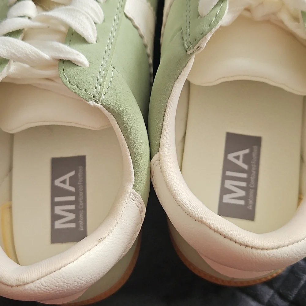 MIA | Sage Green Sneakers|  Ballerinacore, Festival, Normcore | Sz 8 - Picture 3 of 10